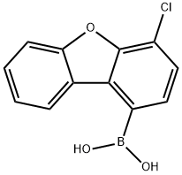 Boronic acid, B-(4-chloro-1-dibenzofuranyl)- Structure