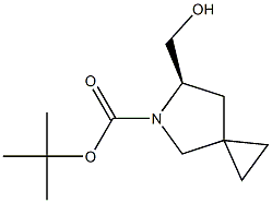 tert-butyl (R)-6-(hydroxymethyl)-5-azaspiro[2.4]heptane-5-carboxylate Structure