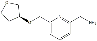(S)-(6-(((tetrahydrofuran-3-yl)oxy)methyl)pyridin-2-yl)methanamine Structure