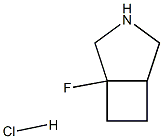 1-fluoro-3-azabicyclo[3.2.0]heptane hydrochloride Structure