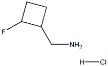 1-(2-fluorocyclobutyl)methanamine hydrochloride Structure