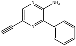 5-Ethynyl-3-phenylpyrazin-2-amine 구조식 이미지