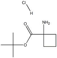 tert-butyl 1-aminocyclobutane-1-carboxylate hydrochloride Structure