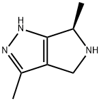 (R)-3,6-Dimethyl-1,4,5,6-tetrahydropyrrolo[3,4-c]pyrazole Structure