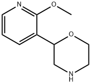 2-(2-methoxypyridin-3-yl)morpholine Structure