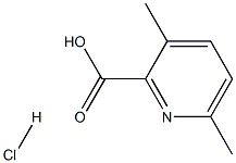 3,6-dimethylpyridine-2-carboxylic acid hydrochloride 구조식 이미지