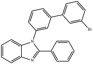 1H-Benzimidazole, 1-(3'-bromo[1,1'-biphenyl]-3-yl)-2-phenyl- Structure