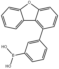 (3-(dibenzo[b,d]furan-1-yl)phenyl)boronic acid Structure