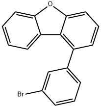 1-(3-Bromophenyl)dibenzofuran Structure