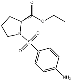 1-[(4-Aminophenyl)sulfonyl]-D-proline ethyl ester Structure