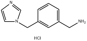 {3-[(1H-imidazol-1-yl)methyl]phenyl}methanamine dihydrochloride 구조식 이미지