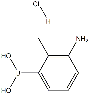(3-amino-2-methylphenyl)boronic acid hydrochloride 구조식 이미지