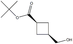 tert-butyl cis-3-(hydroxymethyl)cyclobutanecarboxylate Structure