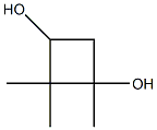 1,2,2-trimethylcyclobutane-1,3-diol Structure