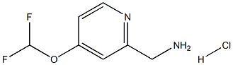 (4-(difluoromethoxy)pyridin-2-yl)methanaminehydrochloride Structure