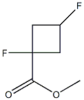 methyl 1,3-difluorocyclobutane-1-carboxylate Structure