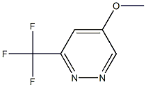 5-methoxy-3-(trifluoromethyl)pyridazine Structure