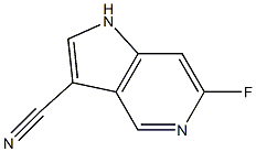 6-fluoro-1H-pyrrolo[3,2-c]pyridine-3-carbonitrile Structure