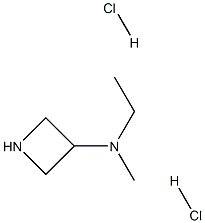 N-ethyl-N-methylazetidin-3-amine dihydrochloride Structure