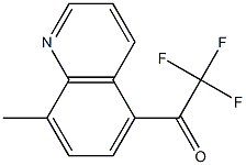 2,2,2-trifluoro-1-(8-methylquinolin-5-yl)ethan-1-one Structure