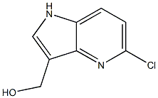 (5-Chloro-1H-pyrrolo[3,2-b]pyridin-3-yl)-methanol 구조식 이미지