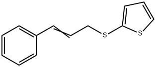 2-(cinnamylthio)thiophene 구조식 이미지