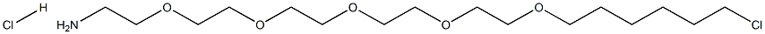 21-Chloro-3,6,9,12,15-pentaoxahenicosan-1-amine hydrochloride 구조식 이미지