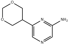 6-(1,3-dioxan-5-yl)pyrazin-2-amine 구조식 이미지