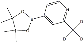 2-(methyl-d3)-4-(4,4,5,5-tetramethyl-1,3,2-dioxaborolan-2-yl)pyridine Structure