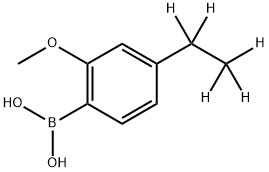 (4-(ethyl-d5)-2-methoxyphenyl)boronic acid Structure