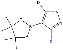 4-(4,4,5,5-tetramethyl-1,3,2-dioxaborolan-2-yl)-1H-pyrazole-3,5-d2 Structure