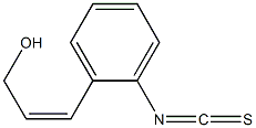 2-(cis-3-hydroxyprop-1-enyl)phenyl isothiocyanate 구조식 이미지