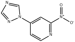 2-nitro-4-(1H-1,2,4-triazol-1-yl)pyridine Structure