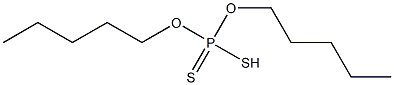 Phosphorodithioic acid, O,O-dipentyl ester 구조식 이미지