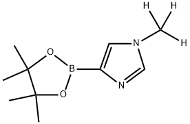 1-(methyl-d3)-4-(4,4,5,5-tetramethyl-1,3,2-dioxaborolan-2-yl)-1H-imidazole Structure