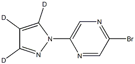 2-bromo-5-(1H-pyrazol-1-yl-d3)pyrazine 구조식 이미지