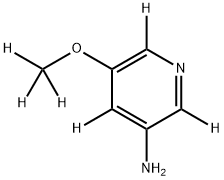 5-(methoxy-d3)pyridin-2,4,6-d3-3-amine Structure