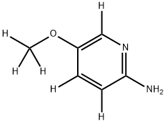 5-(methoxy-d3)pyridin-3,4,6-d3-2-amine Structure