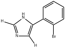 4-(2-bromophenyl)-1H-imidazole-2,5-d2 Structure