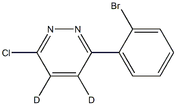 3-(2-bromophenyl)-6-chloropyridazine-4,5-d2 Structure