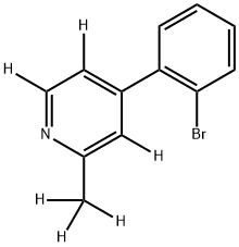 4-(2-bromophenyl)-2-(methyl-d3)pyridine-3,5,6-d3 Structure