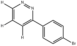 3-(4-bromophenyl)pyridazine-4,5,6-d3 Structure