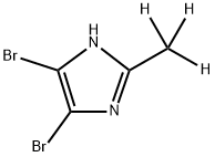 4,5-dibromo-2-(methyl-d3)-1H-imidazole Structure