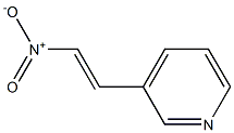 trans-3-(2-nitrovinyl)pyridine Structure