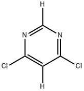 4,6-dichloropyrimidine-2,5-d2 Structure