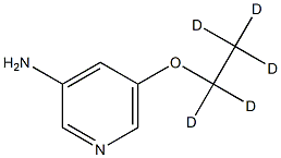 5-(ethoxy-d5)pyridin-3-amine Structure