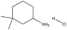 3,3-dimethylcyclohexan-1-amine hydrochloride Structure