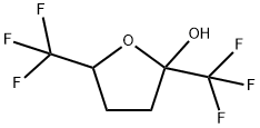 2-Furanol, tetrahydro-2,5-bis(trifluoromethyl)- Structure