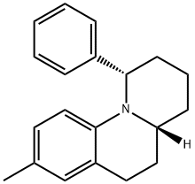 (1S,4aR)-8-methyl-1-phenyl-2,3,4,4a,5,6-hexahydro-1H-pyrido[1,2-a]quinoline Structure