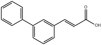 3-(1,1'-biphenyl-3-yl)acrylic acid Structure